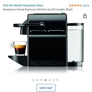 Nespresso Inissia Espresso Machine (Delonghi)